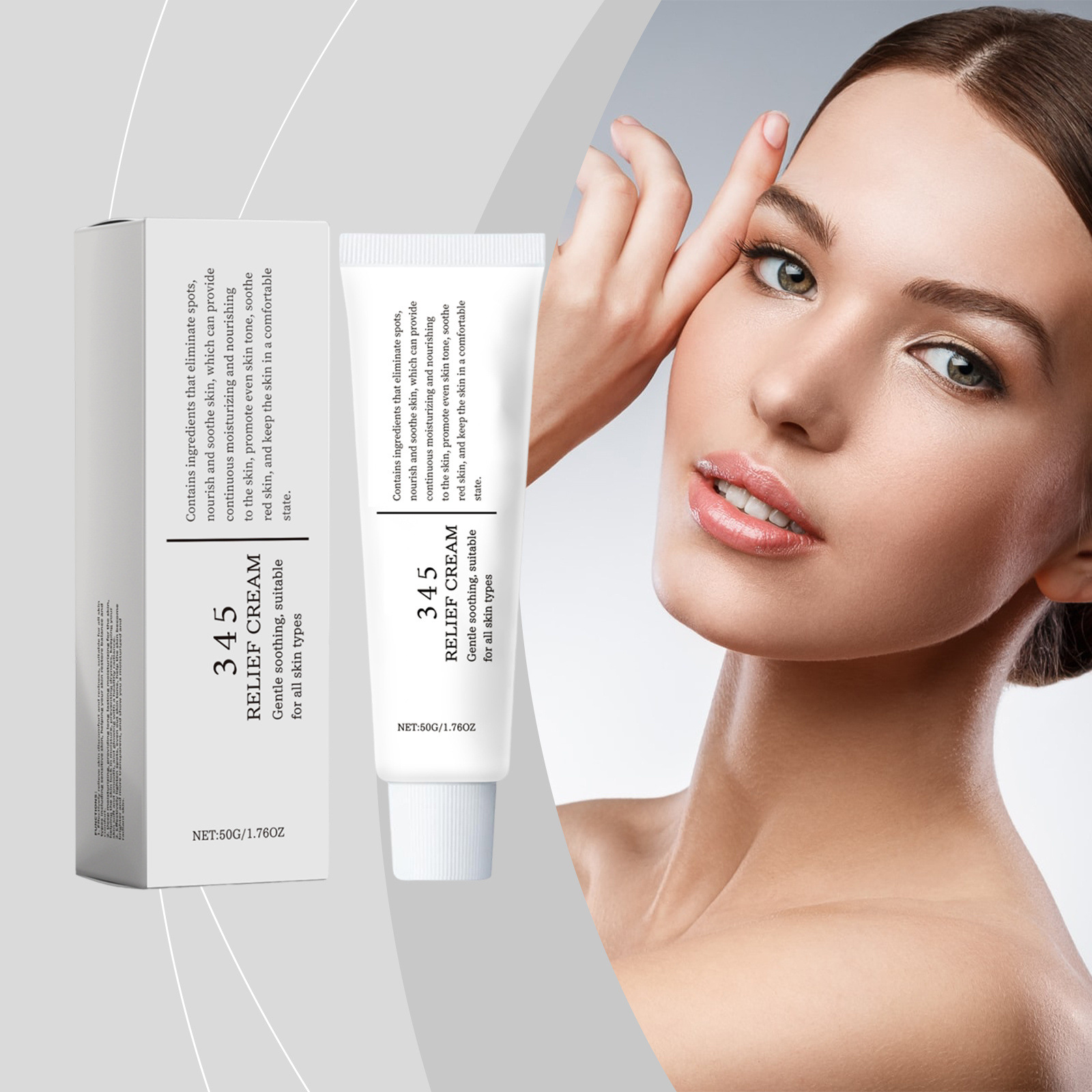Skincare Glow - 345 Crema Sollievo Idratante Anti-zucchero Antiossidante