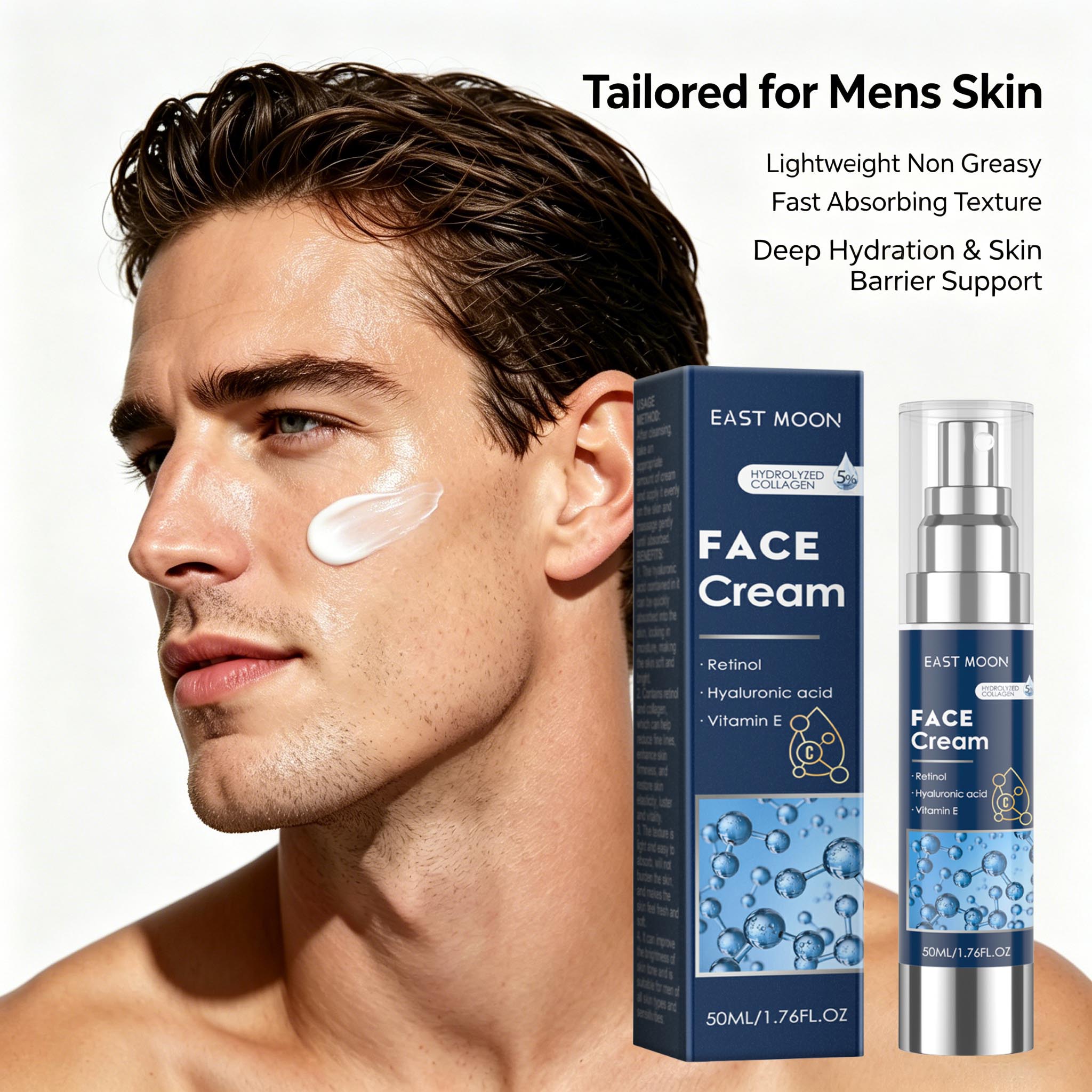 Skincare Retinol - Crema Viso al Retinolo per Uomo,