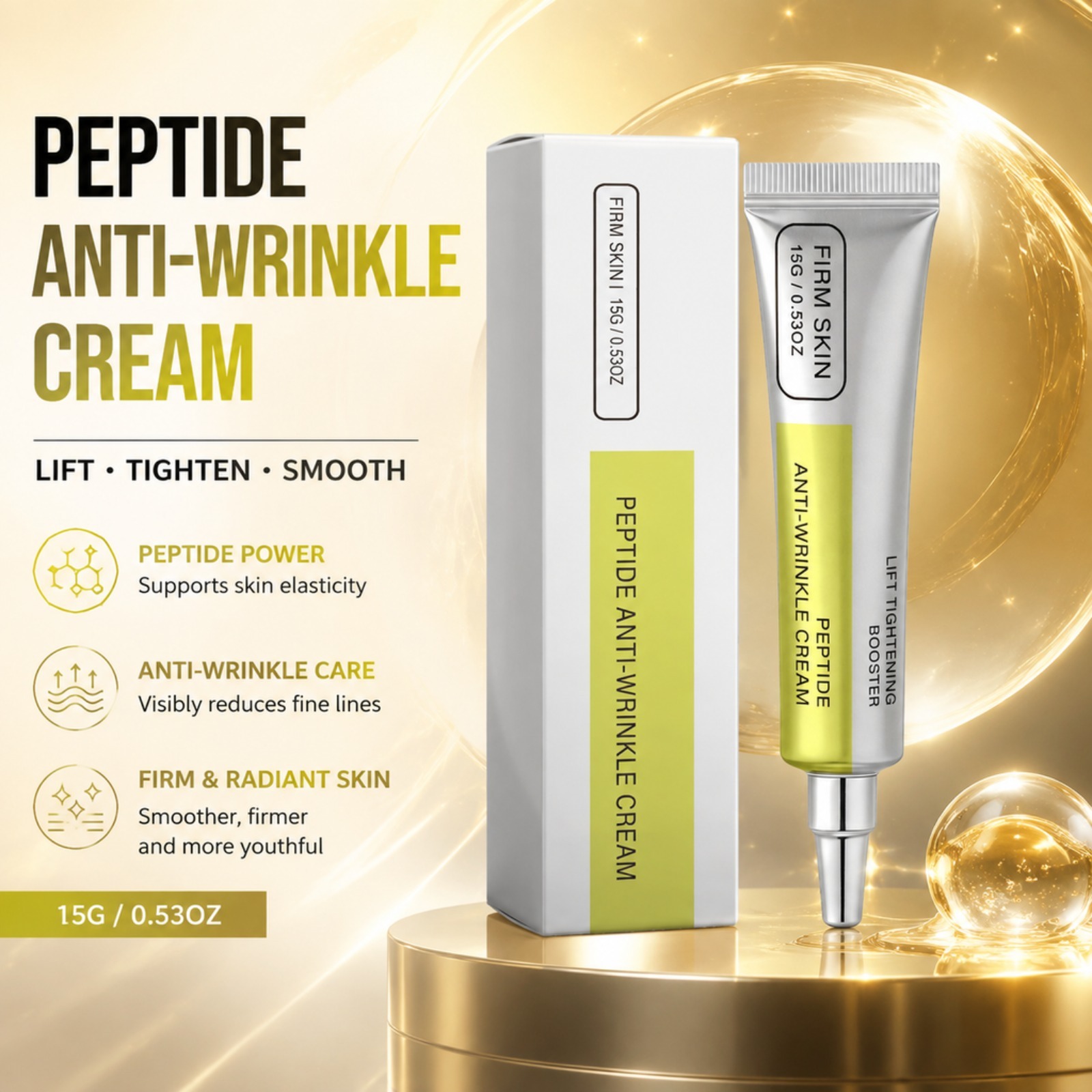 Skincare Retinol - Crema Viso al Peptide e Retinolo,