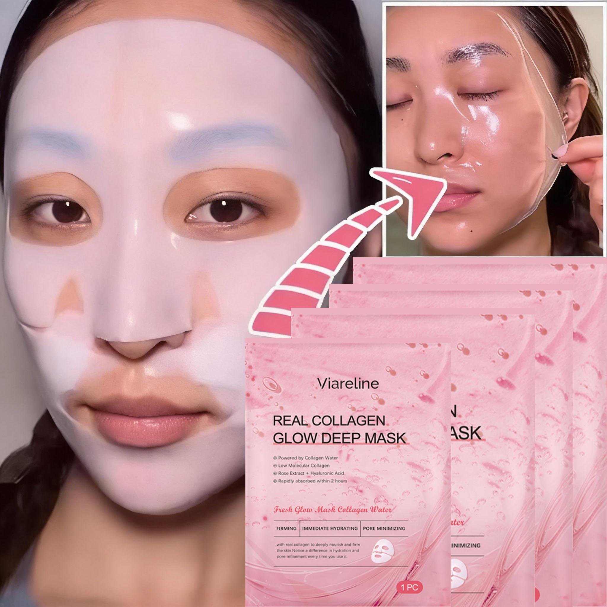 Skincare Skintific - Maschera Notturna al Collagene con DNA
