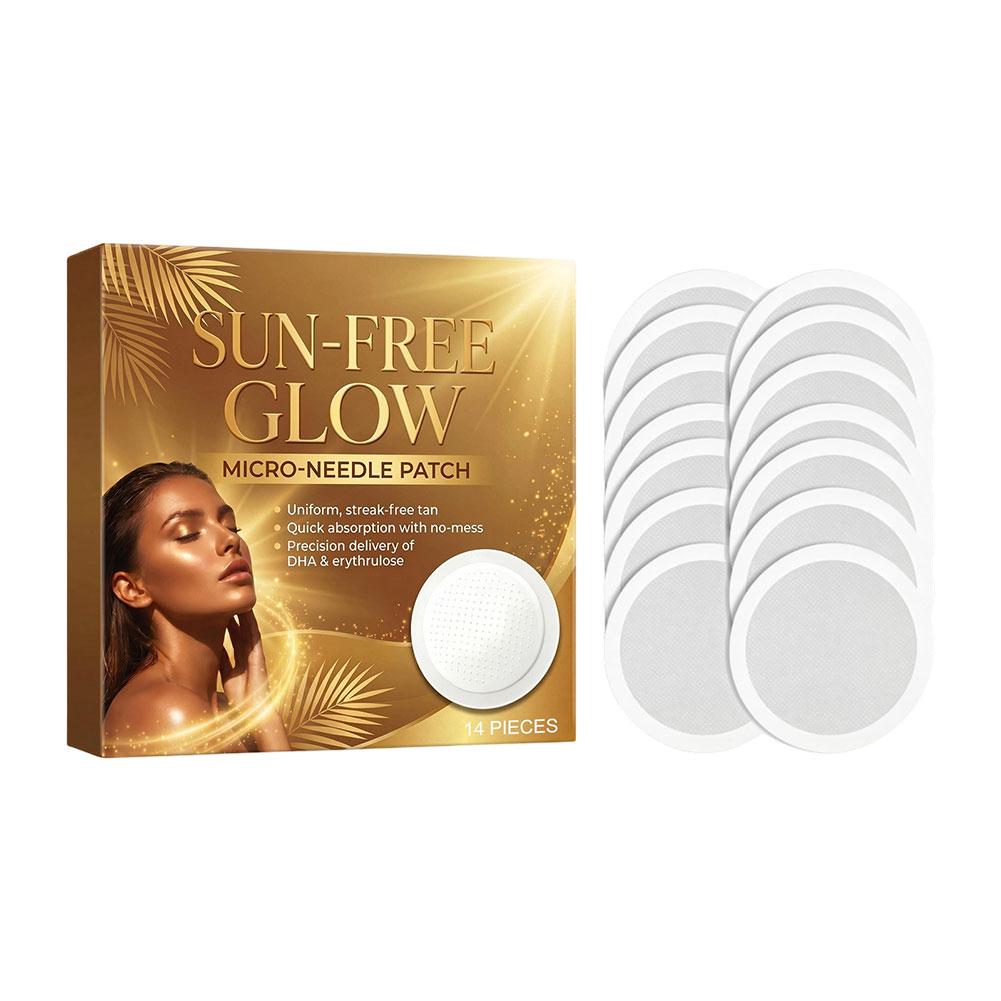 Skincare Glow - 14 Pezzi Patch Autoabbronzante con Microaghi