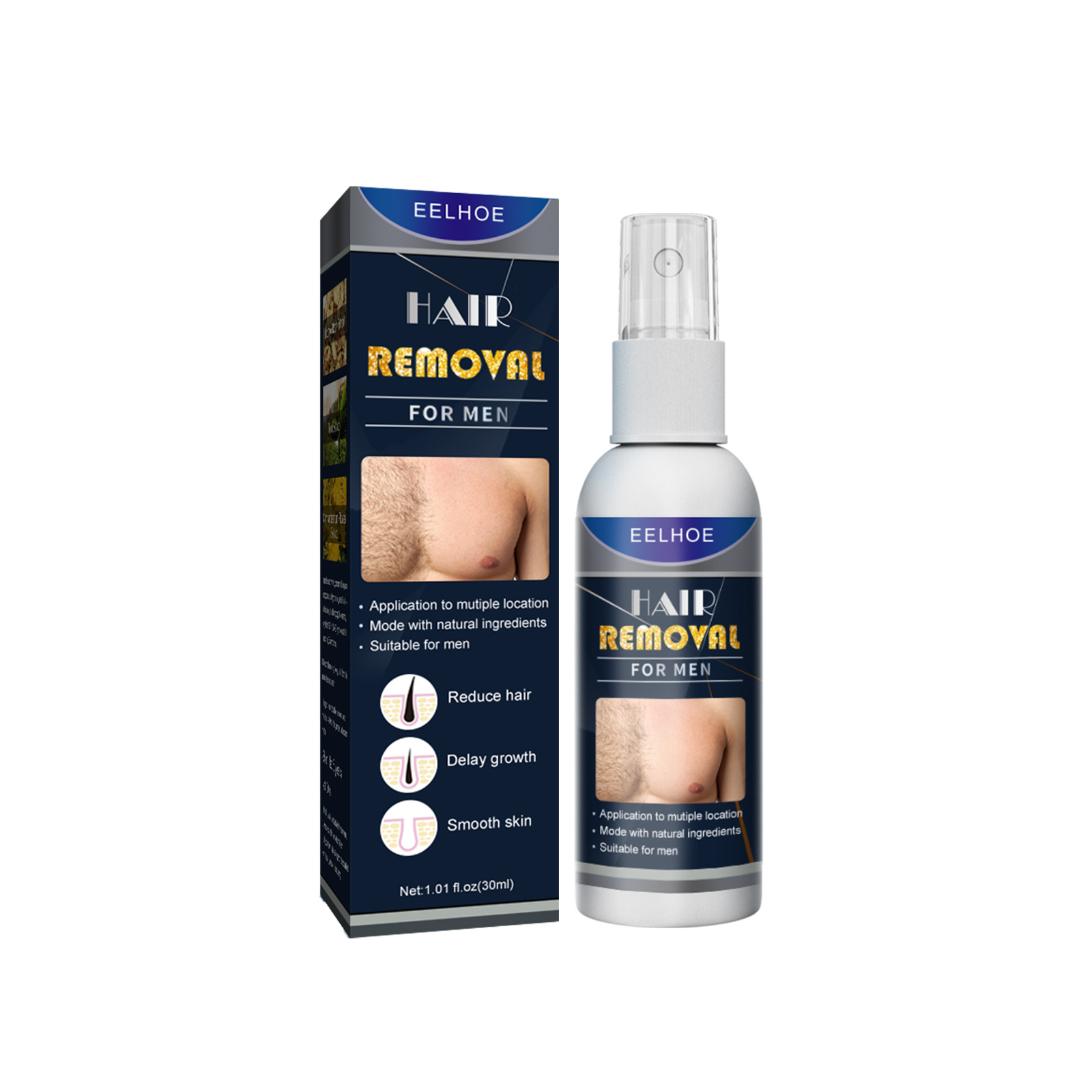 EELHOE 30ML Spray per la depil - Skincare Herbal recensione e prezzo